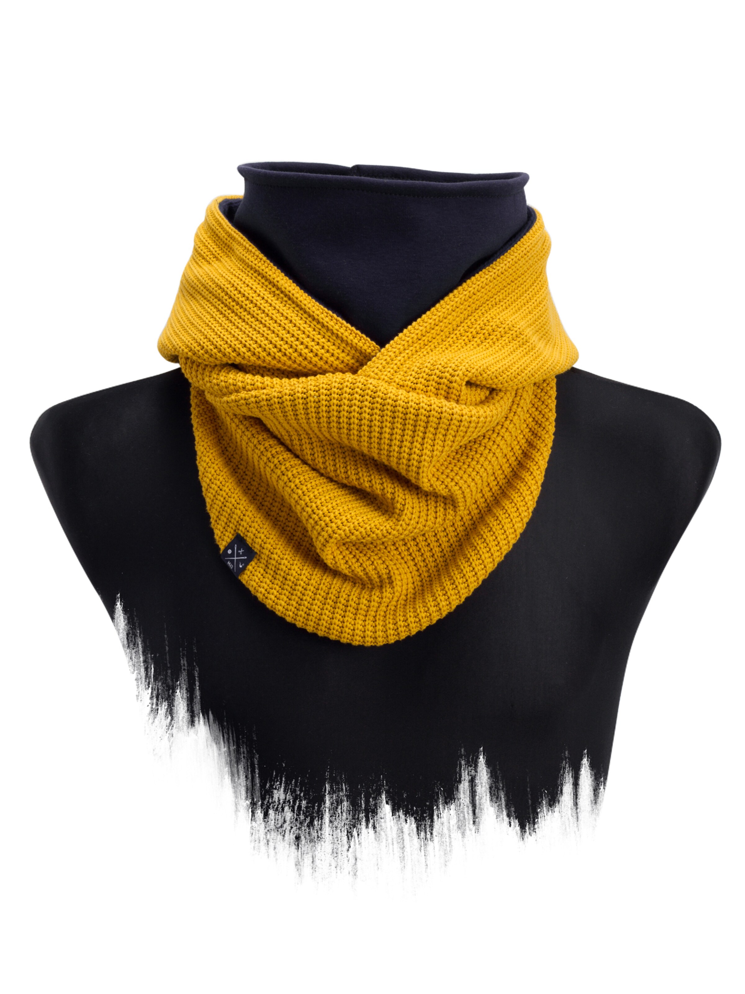 Manufaktur13 Schal 'Hooded Loop' in Gelb