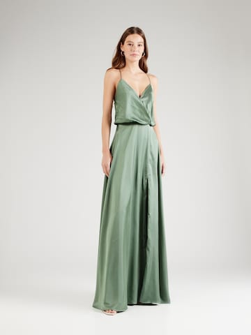 Unique Večerné šaty 'Evening Dress' - Zelená: predná strana