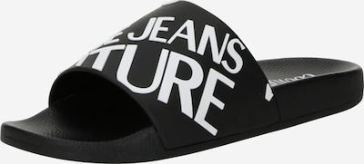 Versace Jeans Couture Pantolette 'SHELLY' i svart / off-white, Produktvy