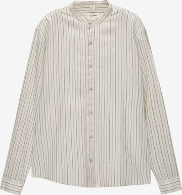 Pull&Bear Button Up Shirt in Grey: front