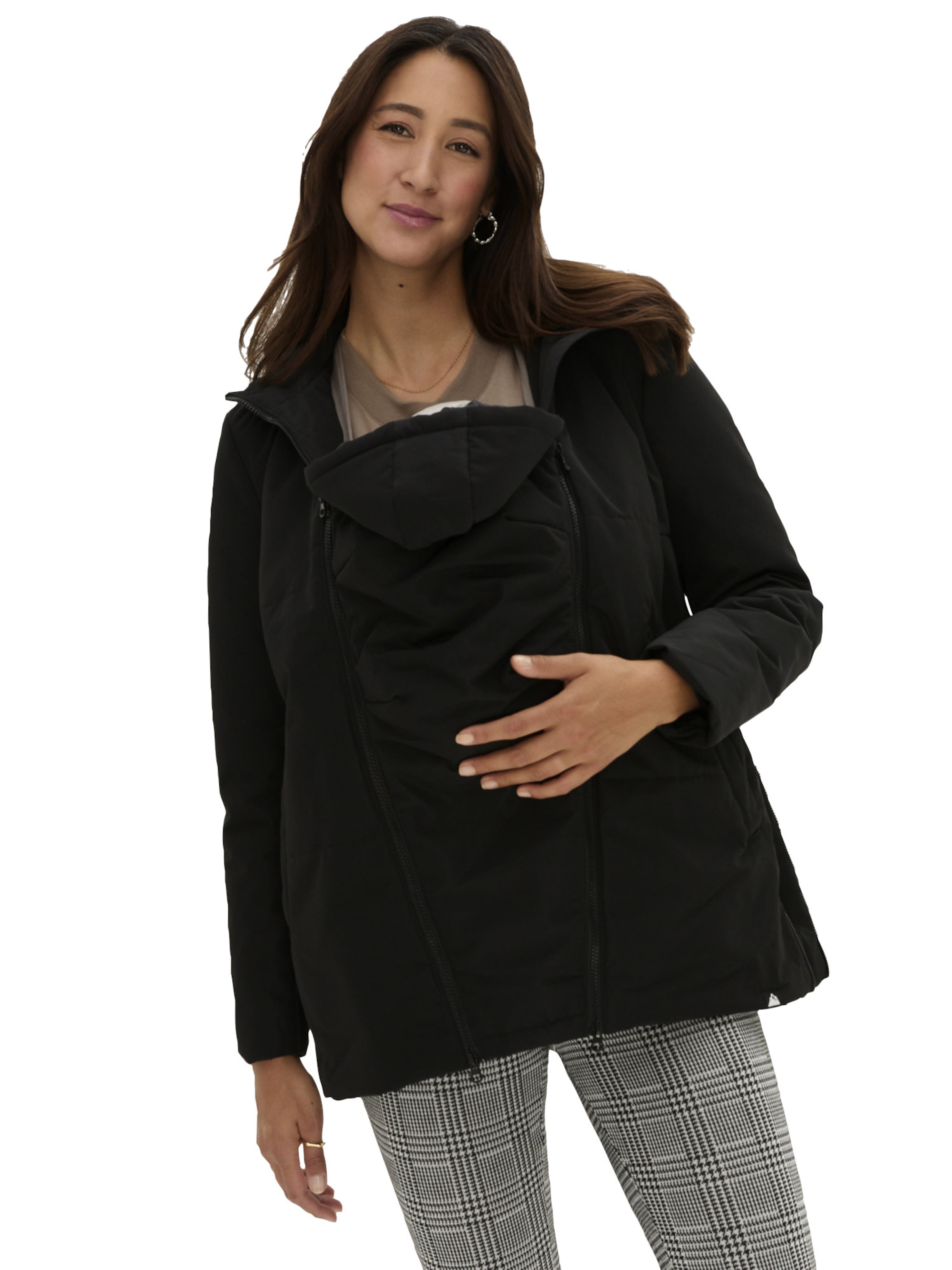 Veste mi-saison bonprix en noir : devant