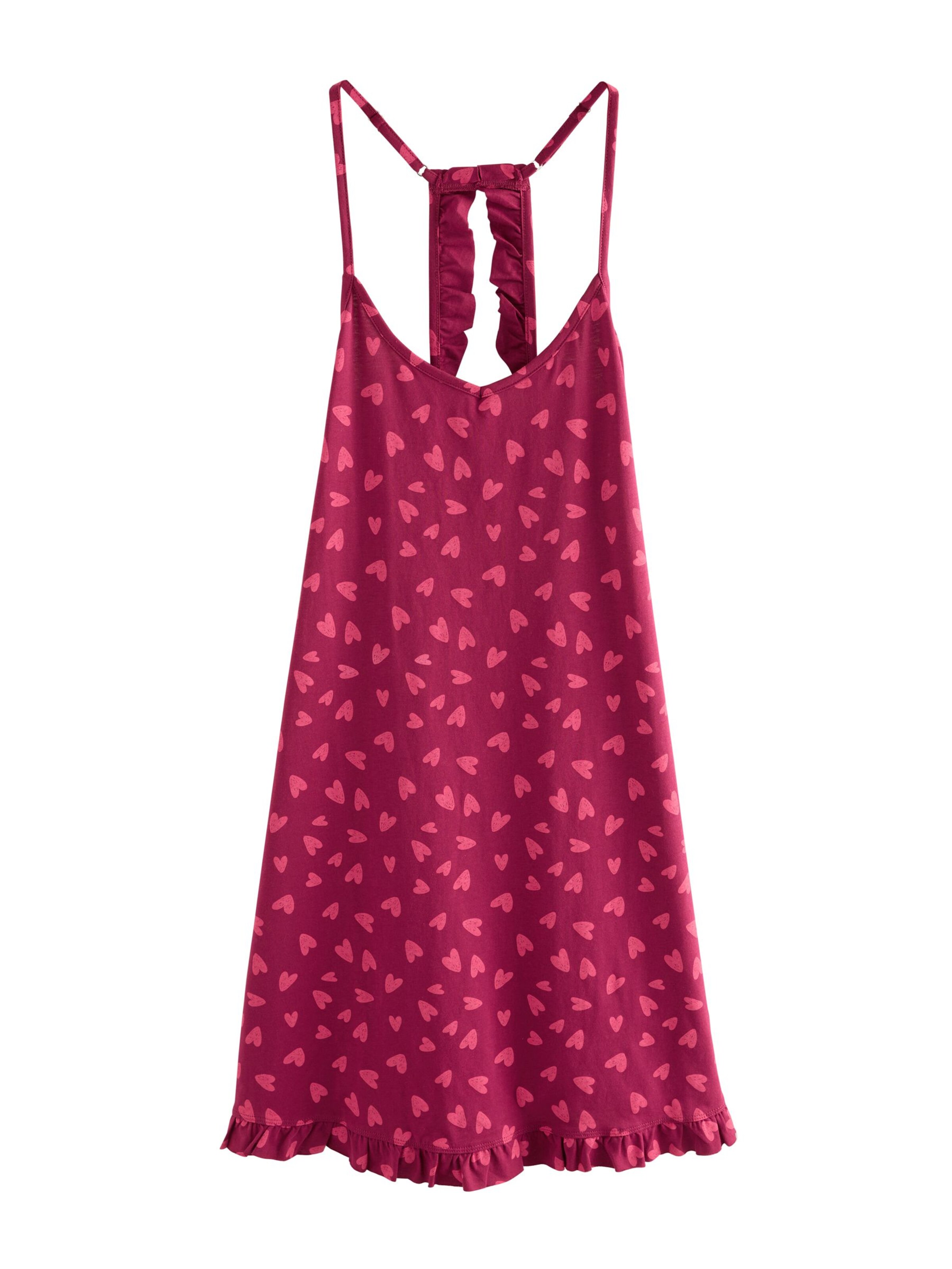 Next Ночная рубашка в Ярко-розовый