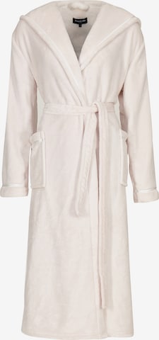 Loungeable Bademantel lang in Beige: Vorderseite
