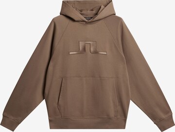 J.Lindeberg Sweatshirt 'Callan Bridge' in Brown: front