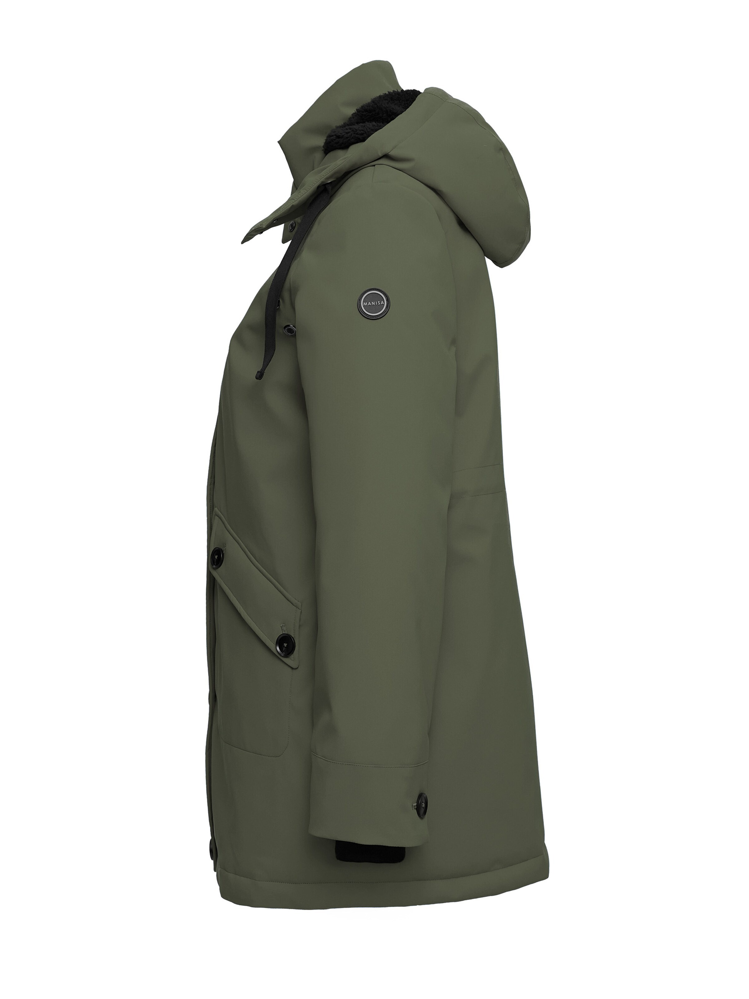 MANISA Winter Coat 'Regenjacke' in Green