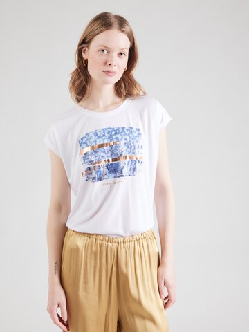 T-shirt 'De44lilo' Hailys en blanc : devant