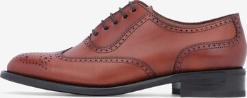 LOTTUSSE Lace-Up Shoes 'Walton' in Brown: front