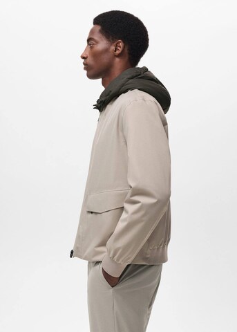 MANGO MAN Between-Season Jacket 'Rill' in Grey