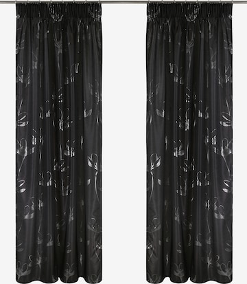 DELAVITA Curtains & Drapes in Black: front