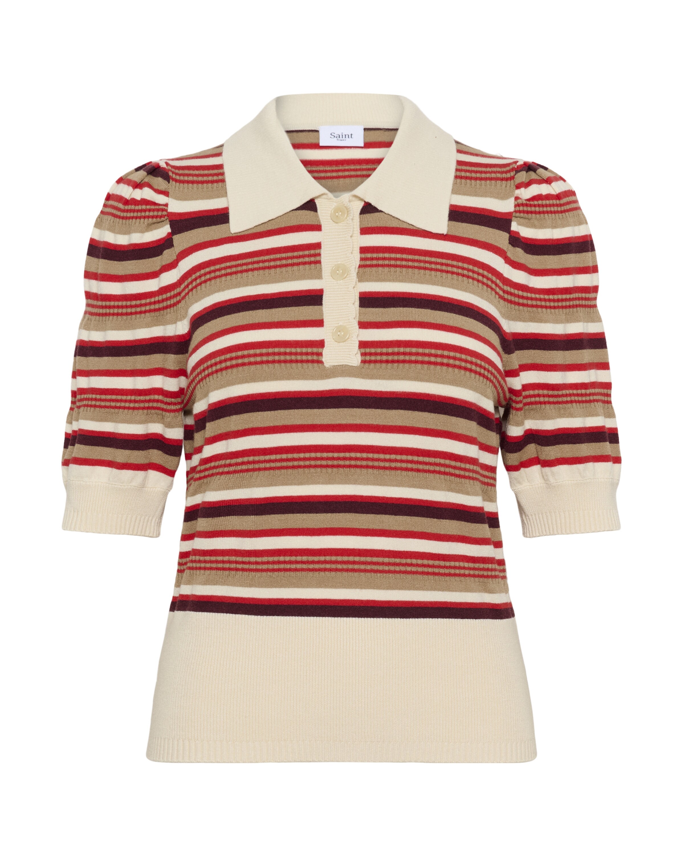 SAINT TROPEZ Pullover 'PhilliaSZ' in Beige: Vorderseite