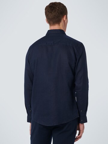 No Excess Regular fit Overhemd in Blauw