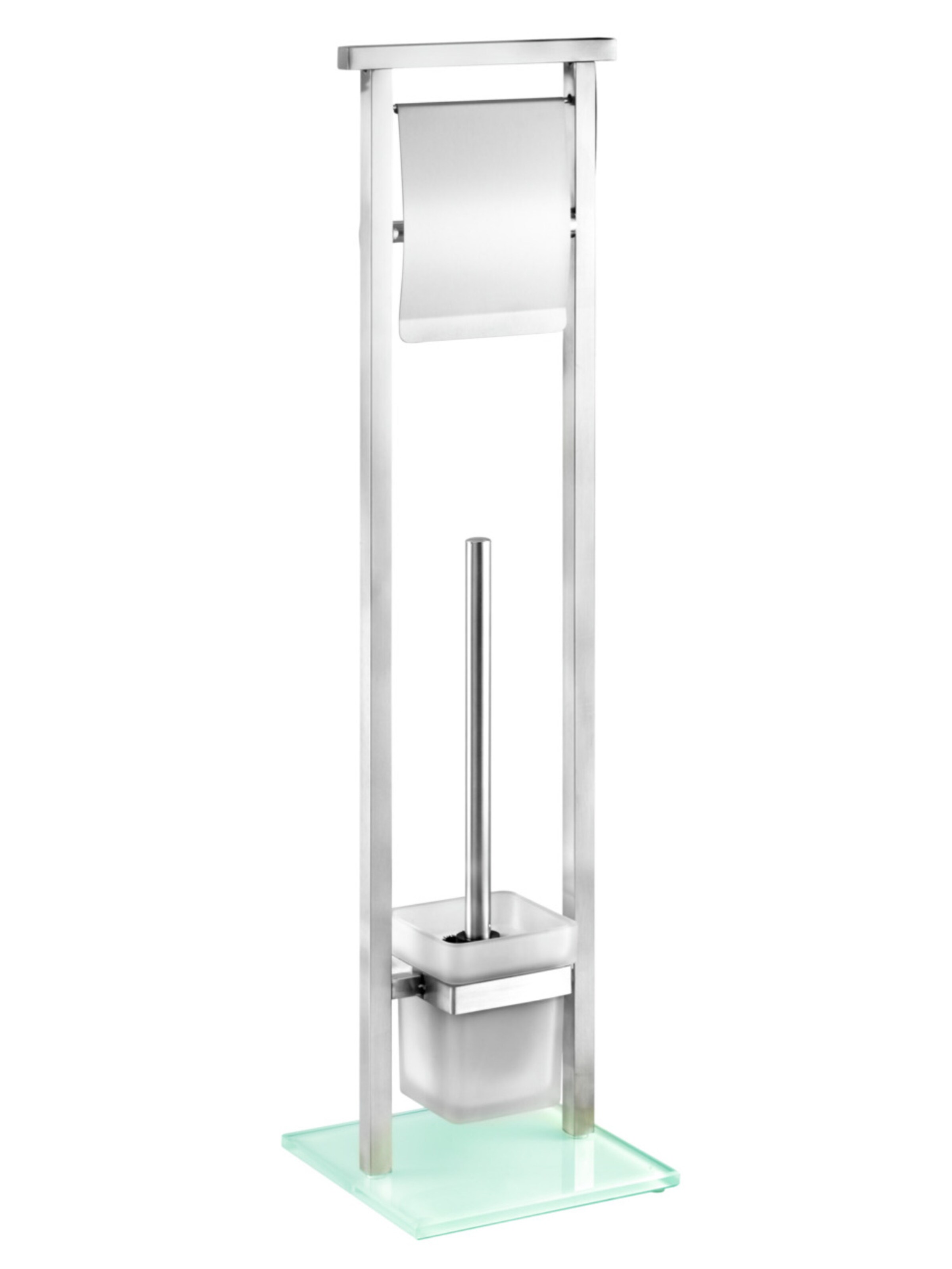 Wenko WC-Garnitur 'Debar' in Silber