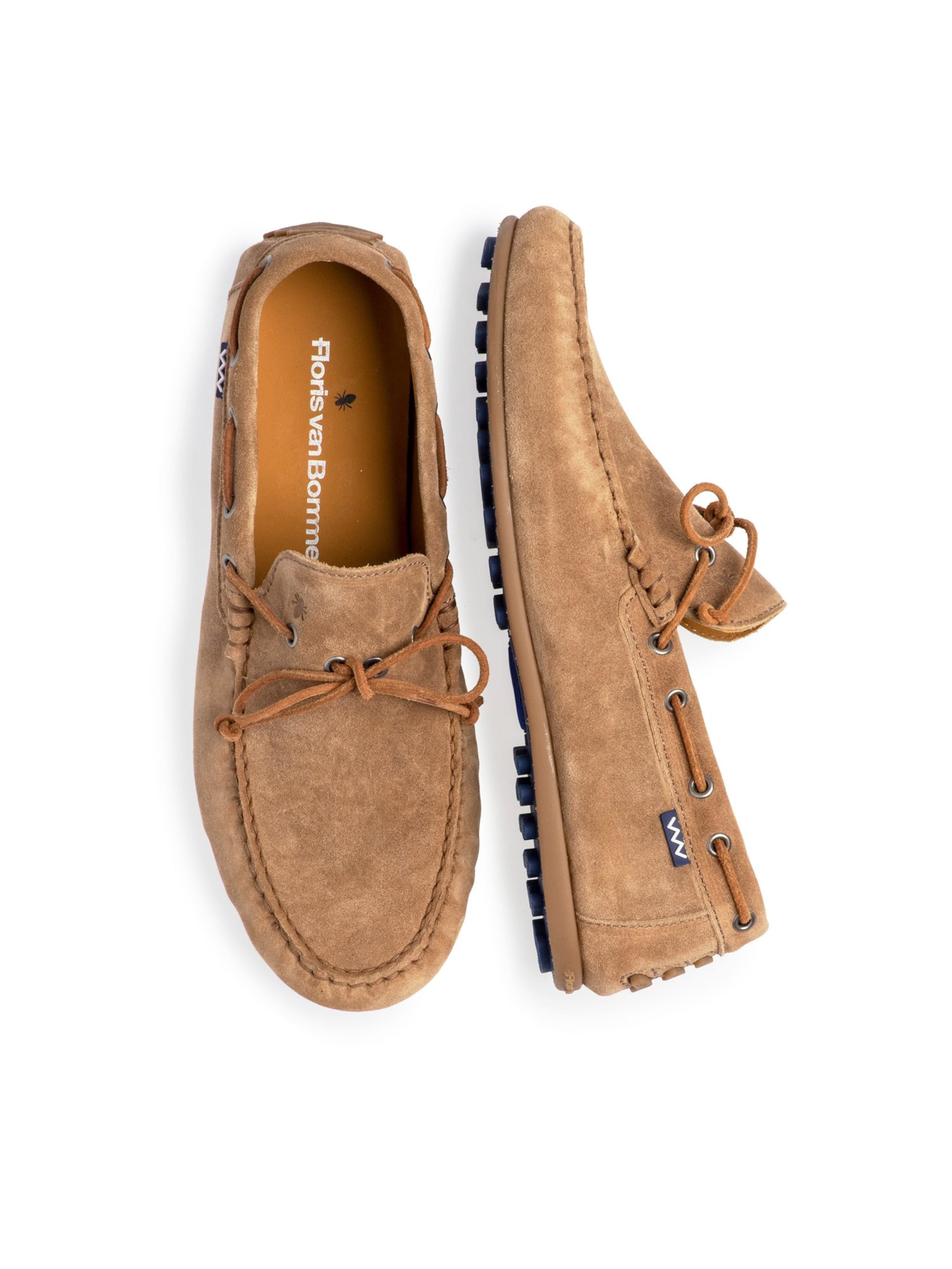 Floris van Bommel Mocassins 'STEVI 01' in Bruin