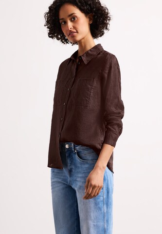 STREET ONE Blouse in Brown: front
