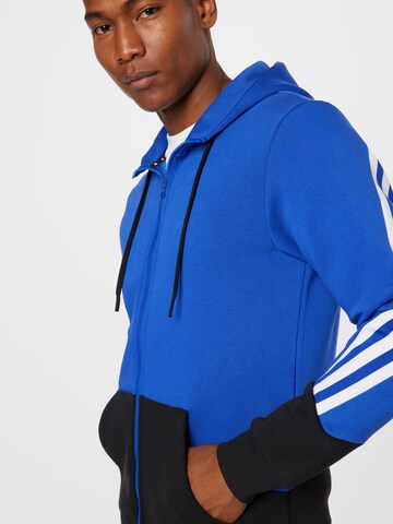 ADIDAS PERFORMANCE Sportsweatjacke in Blau