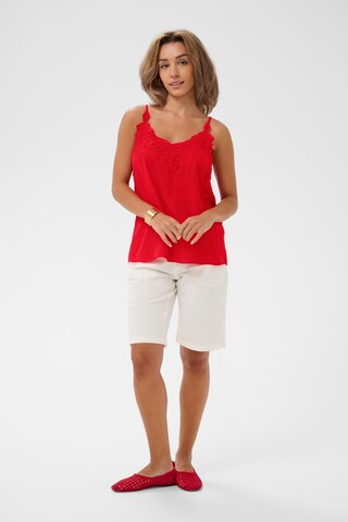 Cream Blouse 'CRAnna' in Red