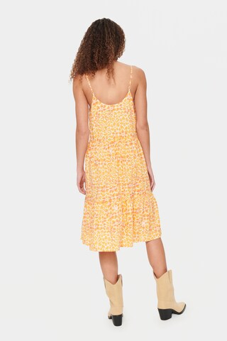 SAINT TROPEZ Summer Dress 'Eda' in Orange