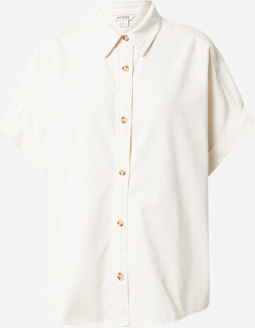 Monki - Blusa em branco: frente