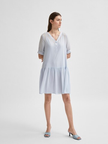 SELECTED FEMME Košilové šaty 'Abigail' – modrá