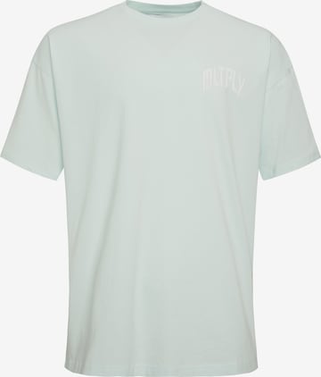 Multiply Apparel Tričko 'Koi' – modrá: přední strana