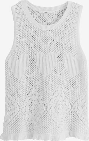 Next - Top de punto en blanco: frente