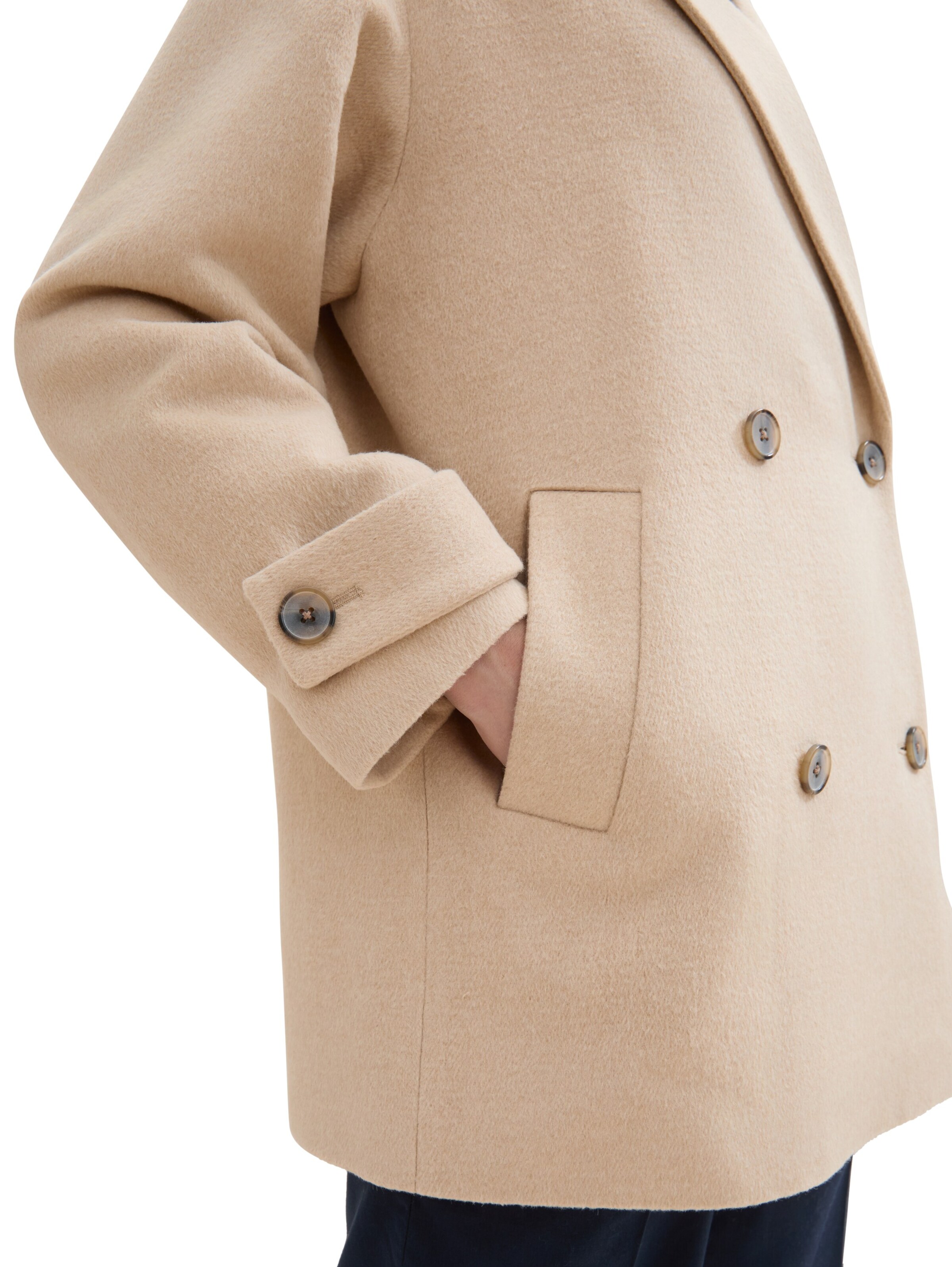 TOM TAILOR Tussenmantel in Beige