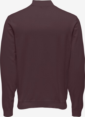 Only & Sons Pullover 'Wyler' i brun: forside