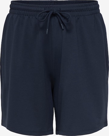 Only Play Curvy Loosefit Urheiluhousut 'ONPFrei' värissä sininen: etupuoli