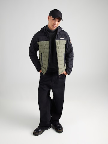 NAPAPIJRI Between-Season Jacket 'A-GESAR H' in Green