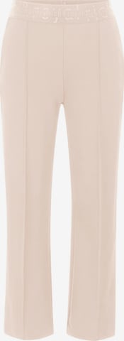 Rich & Royal Wide Leg Housut värissä beige: etupuoli