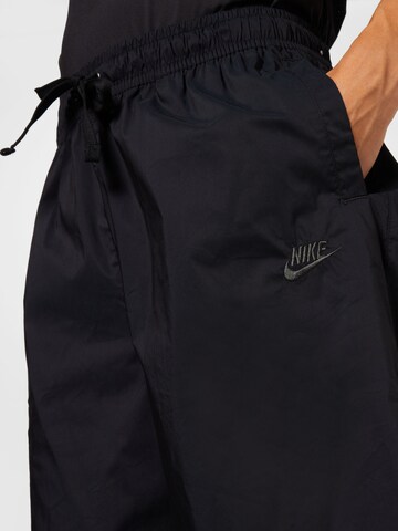 Nike Sportswear - Loosefit Calças em preto