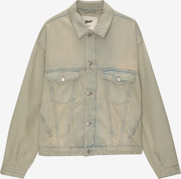 Pull&Bear Välikausitakki värissä sininen: etupuoli