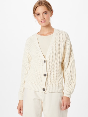 Cardigan 'LENA' JAN 'N JUNE en blanc : devant