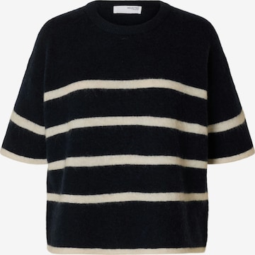 mėlyna SELECTED Megztinis: priekis