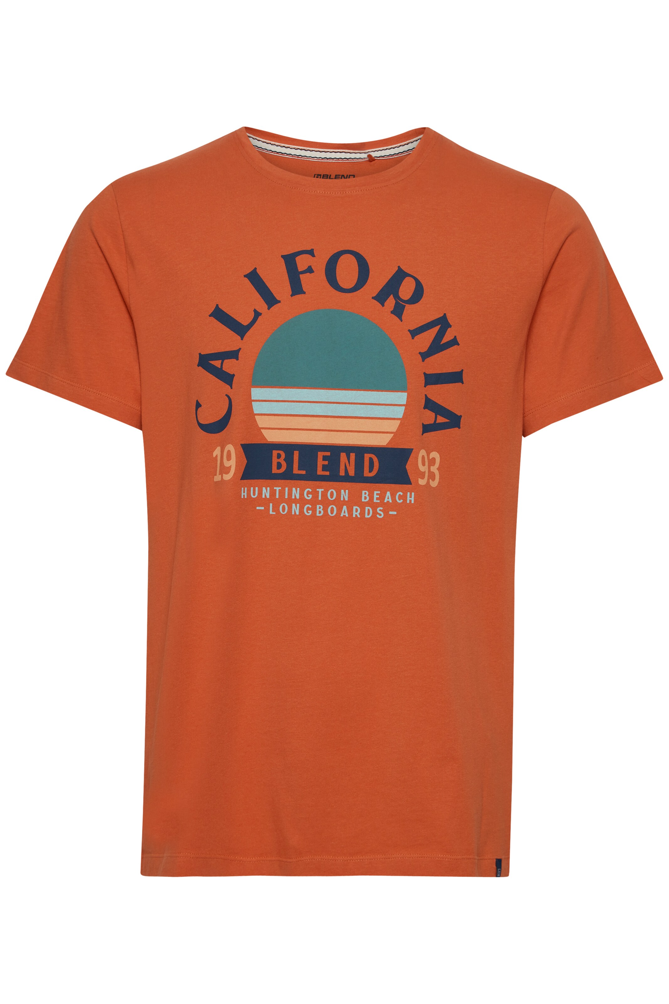 BLEND Shirt 'Ortwin' in Oranje: voorkant