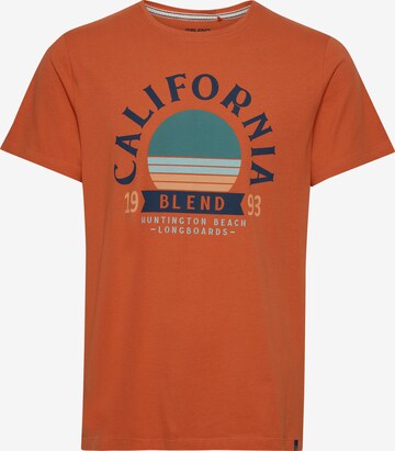 BLEND Shirt 'Ortwin' in Orange: front