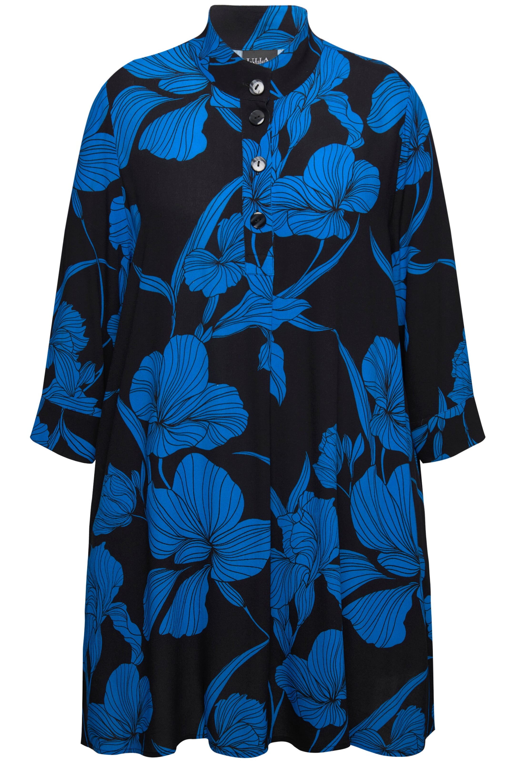 Ulla Popken Tuniek in Zwart: voorkant