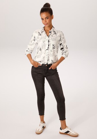 Aniston CASUAL Blouse in White