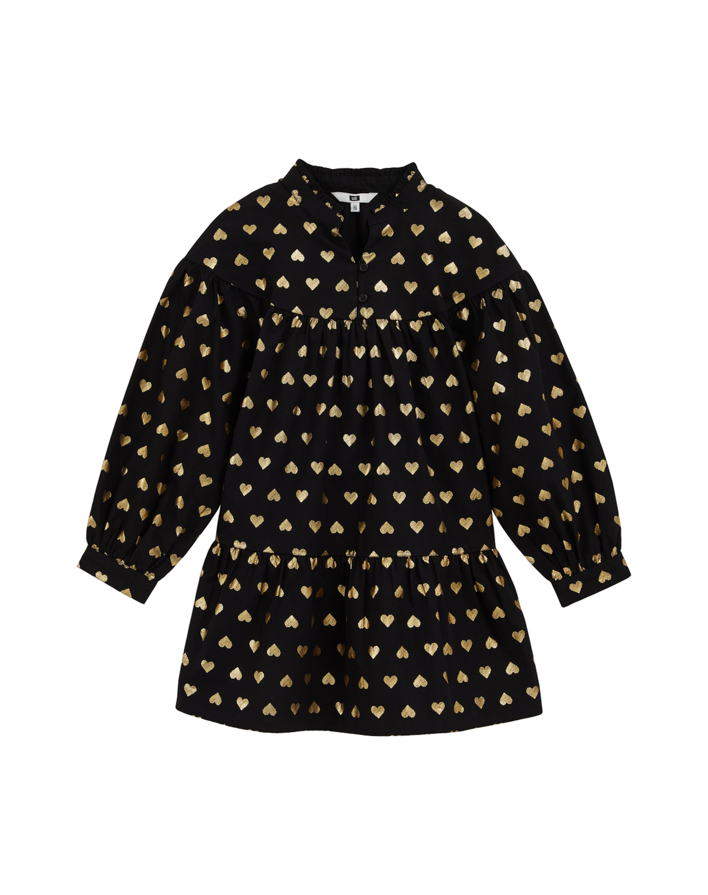 WE FashionHaljina - crna boja: prednji dio