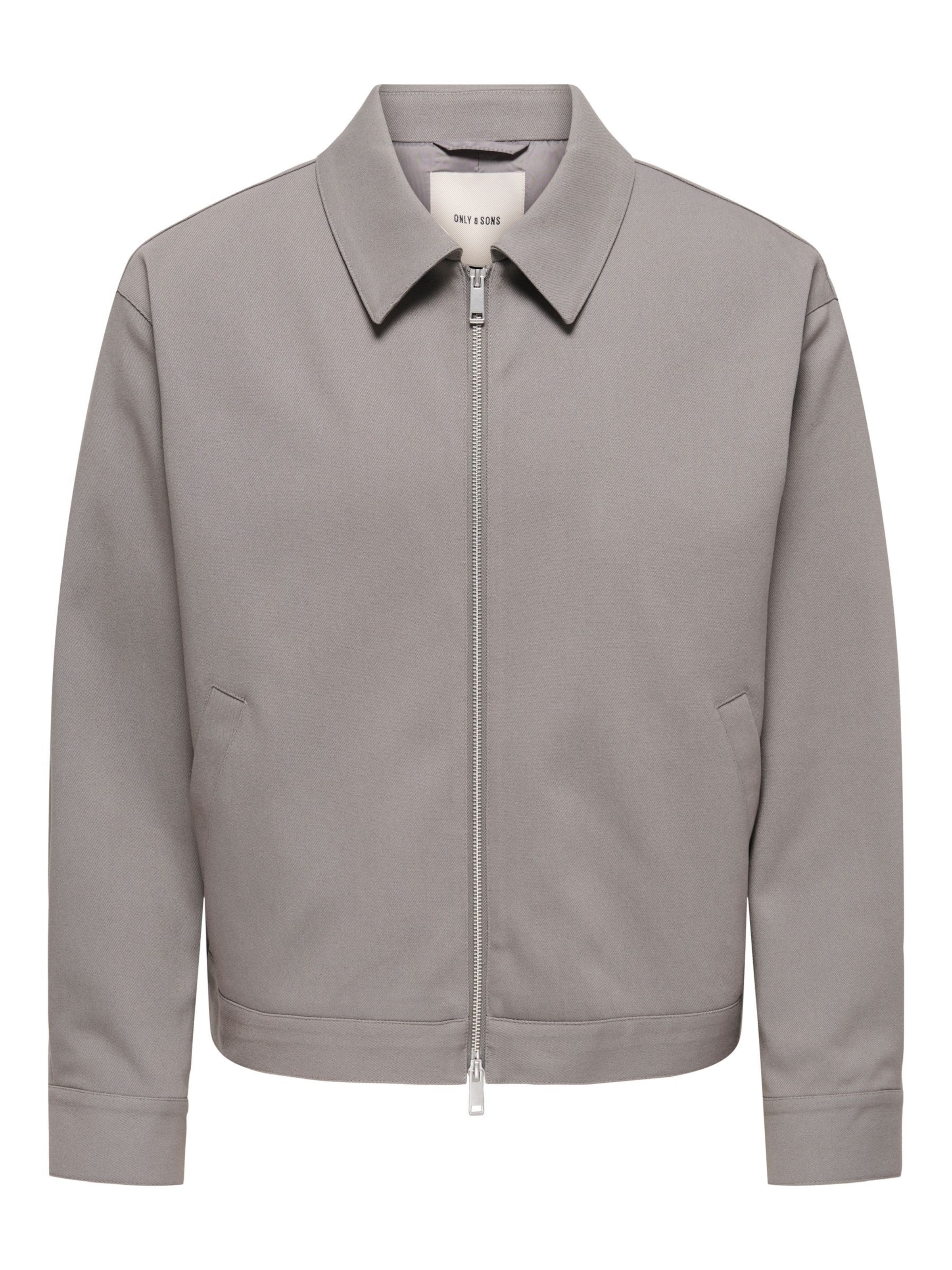 Only & Sons Between-season jacket 'ONSLEO' in Grey: front
