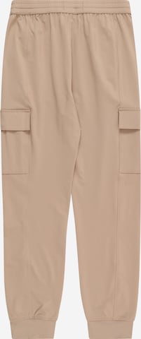 Abercrombie & Fitch Zwężany krój Spodnie w kolorze beżowy
