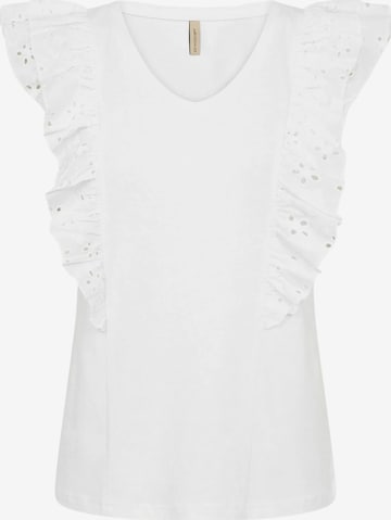 Top ' SC_LORAINE ' di Soyaconcept in bianco: frontale