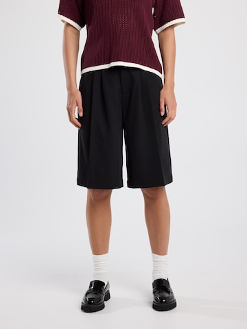 America Today Wide leg Broek in Zwart: voorkant
