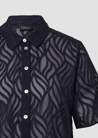 s.Oliver BLACK LABEL Blouse in Blauw