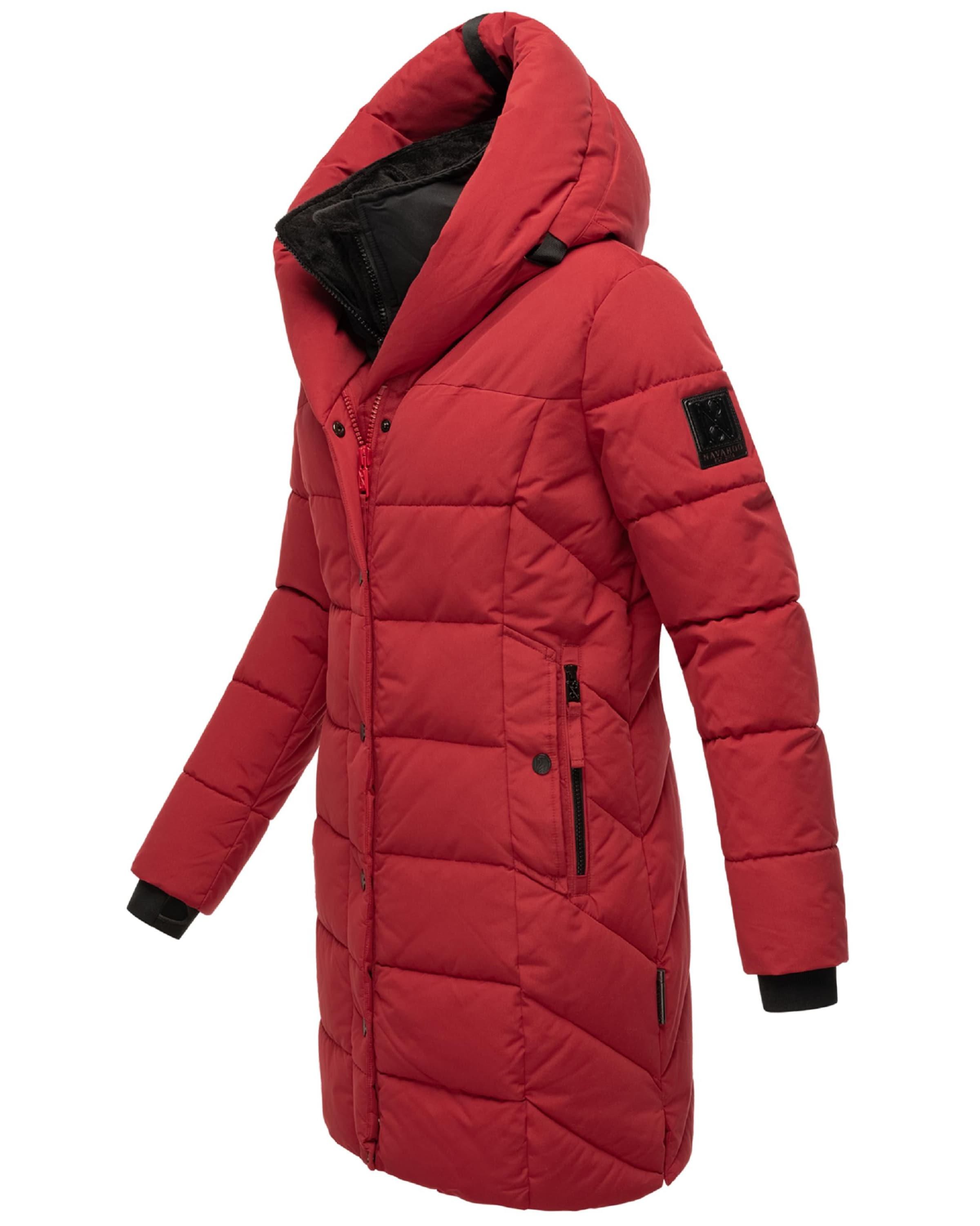 NAVAHOO Zimný kabát 'Knutschilein' - Červená