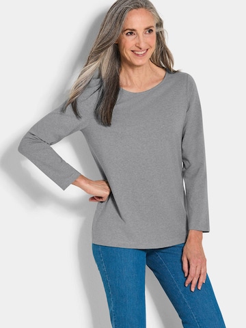 Goldner Shirt in Grau