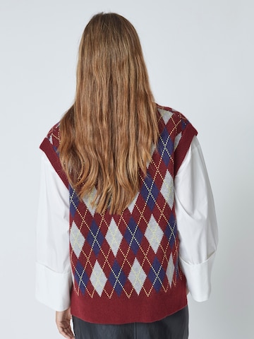 co'couture Neulepaita 'Row' värissä punainen