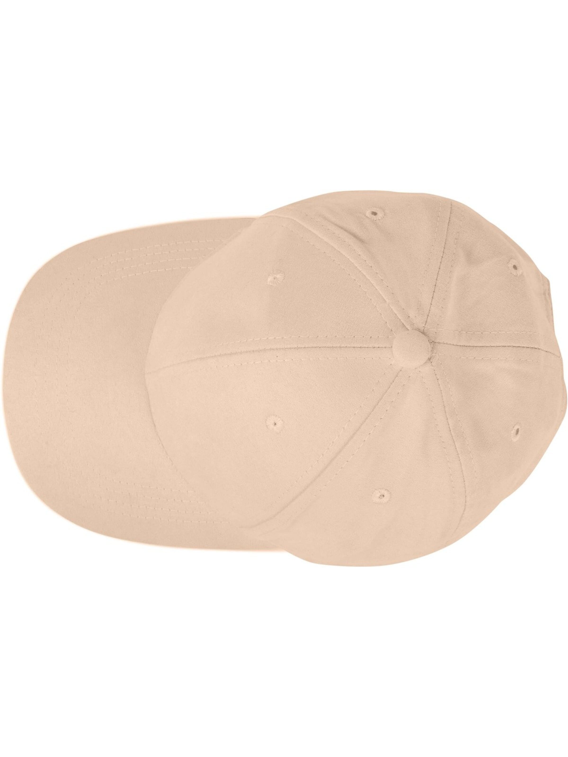 styleBREAKER Cap 'Cap in Wildleder Optik' in Beige