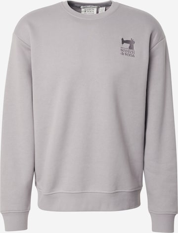 Bluză de molton de la SCOTCH & SODA pe gri: față