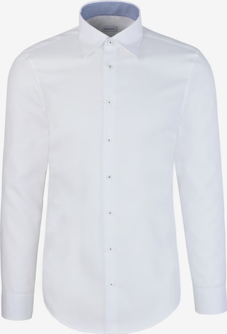 Coupe slim Chemise business SEIDENSTICKER en blanc : devant